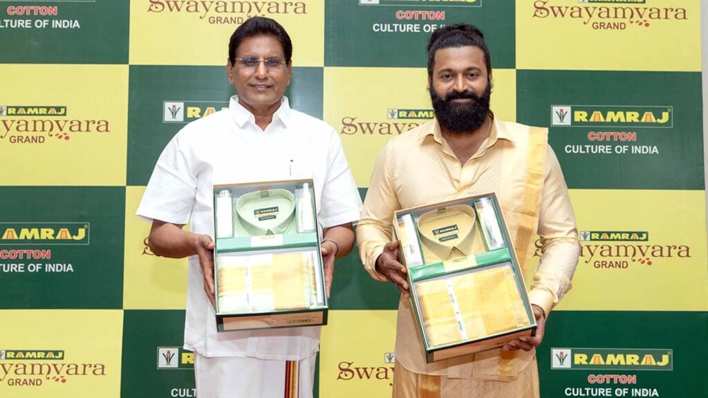 Ramraj Cotton silk dhoti SWAYAMVARA GRAND