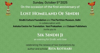 The Lost Homeland of Sindh First Anniversary