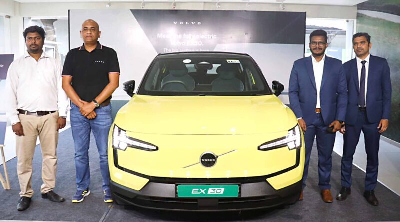 Volvo EX30 electric car launch in chennai