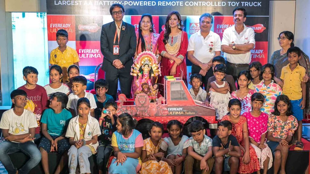 eveready durga puja celebration toy truck world record
