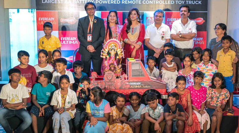 eveready durga puja celebration toy truck world record