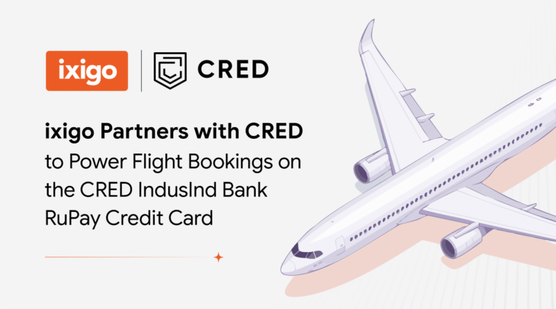 ixigo Partners with CRED for Seamless Flight Bookings