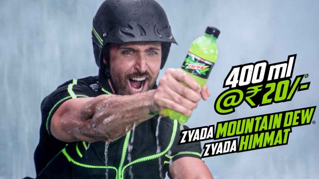 mountain dew 400ml 20rs