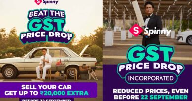 spinny used car gst reduction