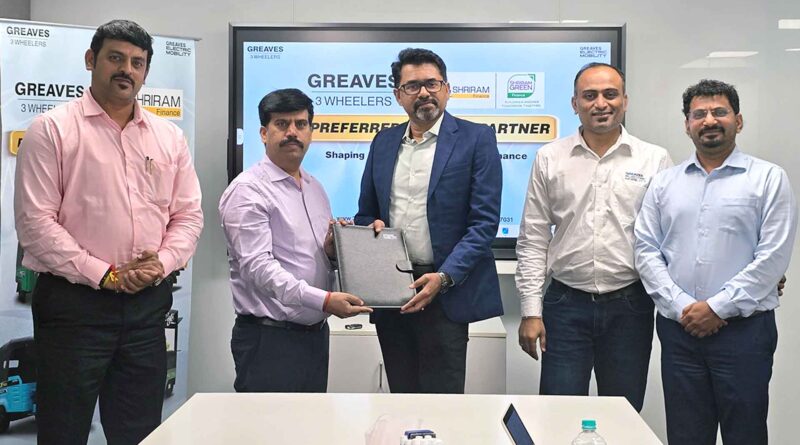 Greaves Electric Shriram Finance partnership