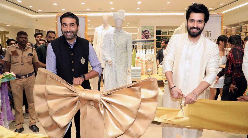 harish kalyan launches Tasva Festive and Wedding Collection