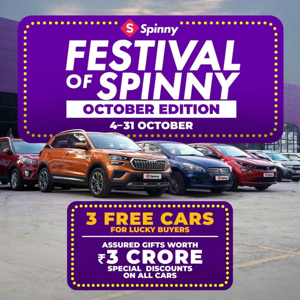 spinny used car festival offers