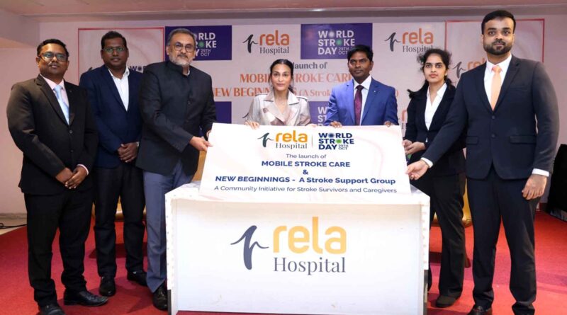 Aishwarya Rajinikanth launches Rela Hospital's Mobile Stroke Care Unit & Support Group