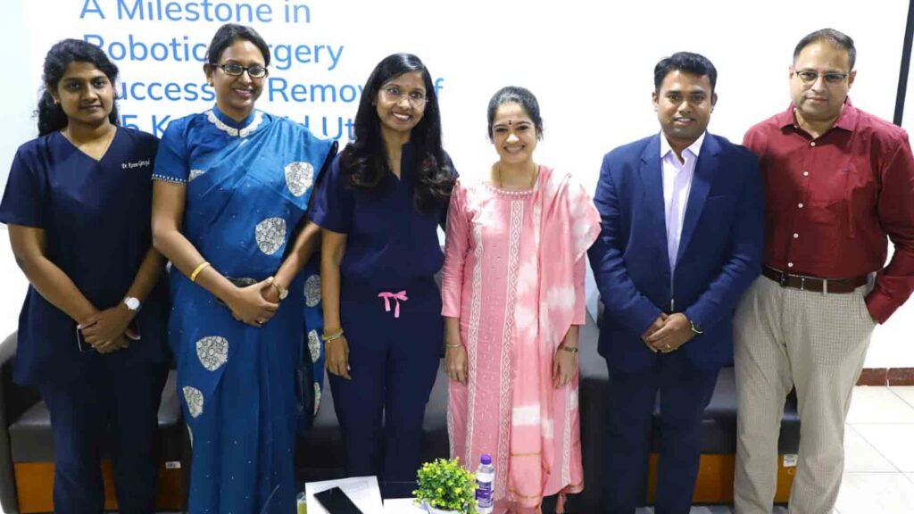 Gleneagles Hospitals Robotic Removal big Fibroid Uterus