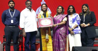 Harmanpreet Kaur Felicitated at Sathyabama