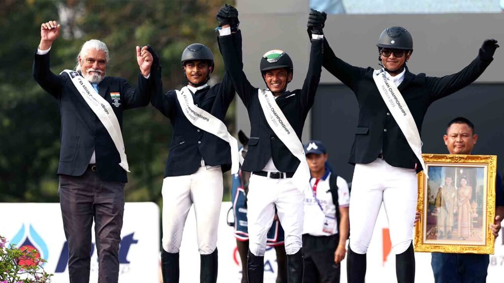 Ashish Limaye win gold at Asian Equestrian Championships
