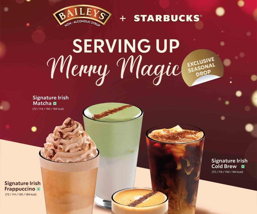 Baileys Starbucks Festive Non-Alcoholic Holiday Beverages
