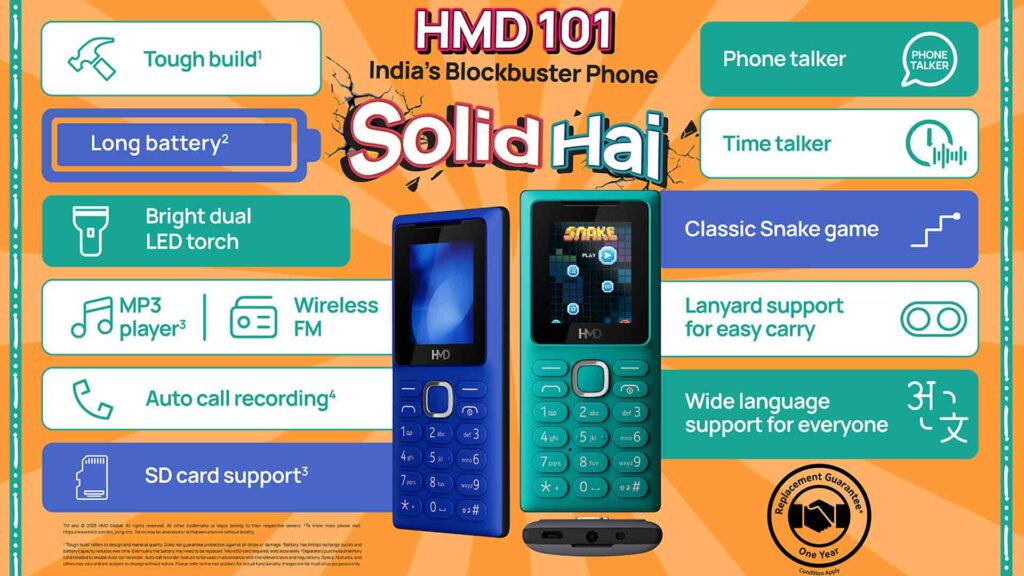 hmd keypad phone hmd 100