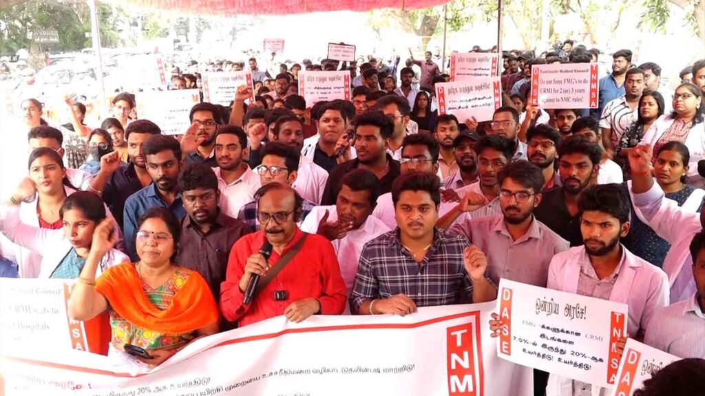 chennai doctors protest