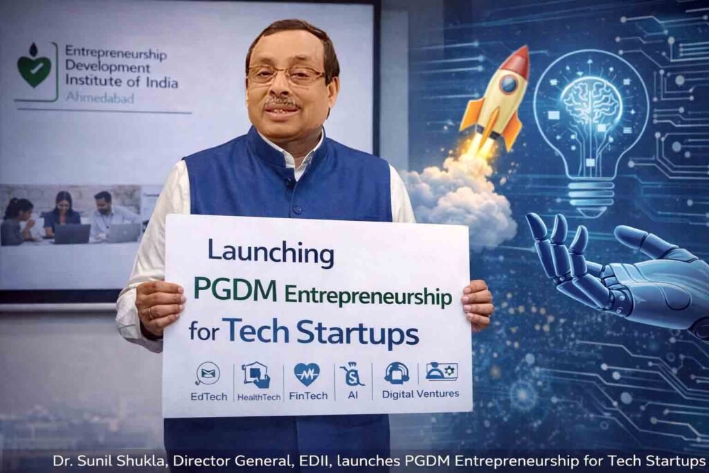 EDII PGDM Entrepreneurship for Tech Startups