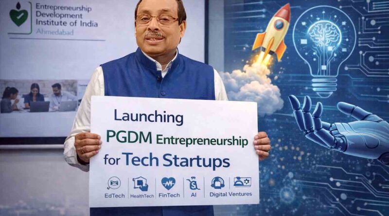 EDII PGDM Entrepreneurship for Tech Startups