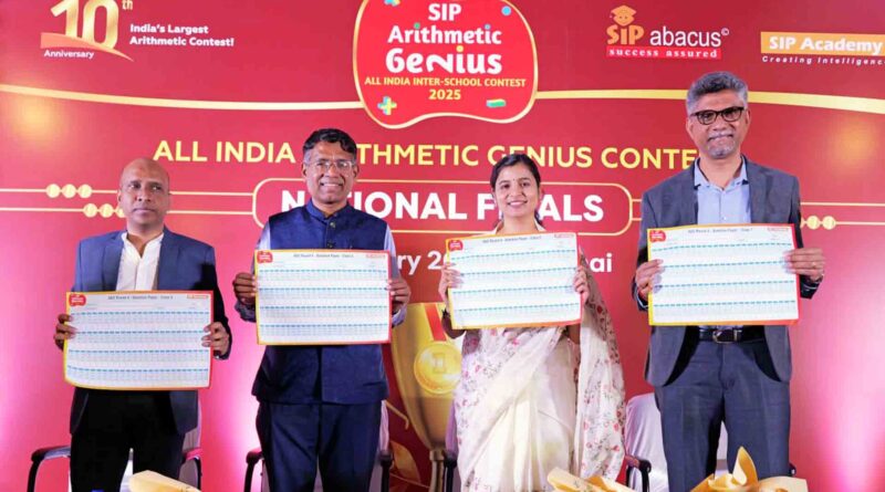 SIP Arithmetic Genius Contest finals chennai