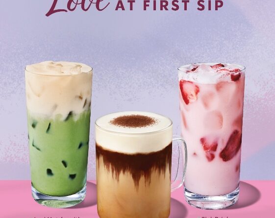 Starbucks Valentine's day special menu
