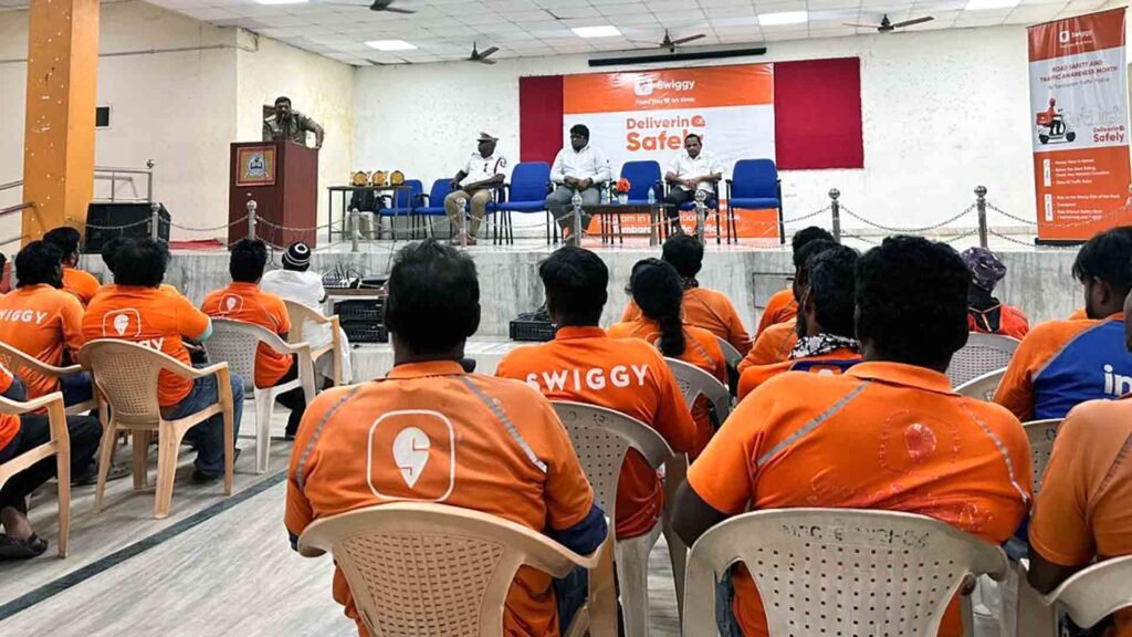 Swiggy Chennai road safety training