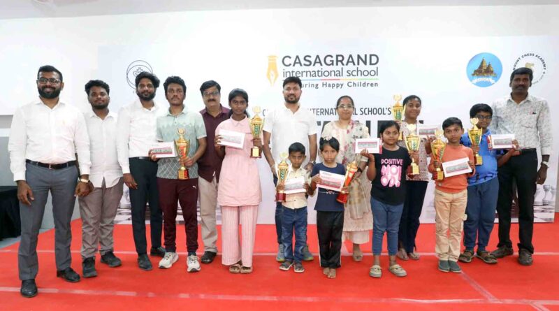 Casagrand International School State Chess Tournament 2026