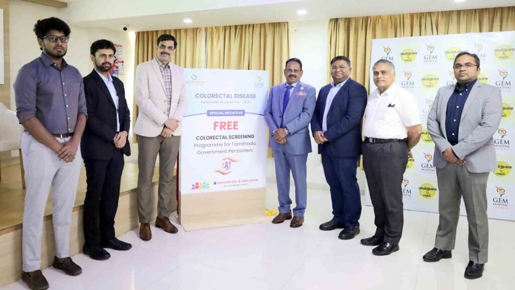 Free colorectal cancer screening Tamil Nadu pensioners