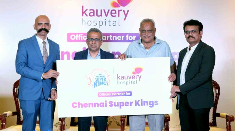 Kauvery Hospital Chennai Super Kings partnership