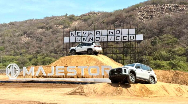 MG Majestor D+ segment SUV India