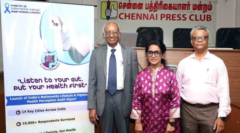 colorectal cancer awareness Chennai survey