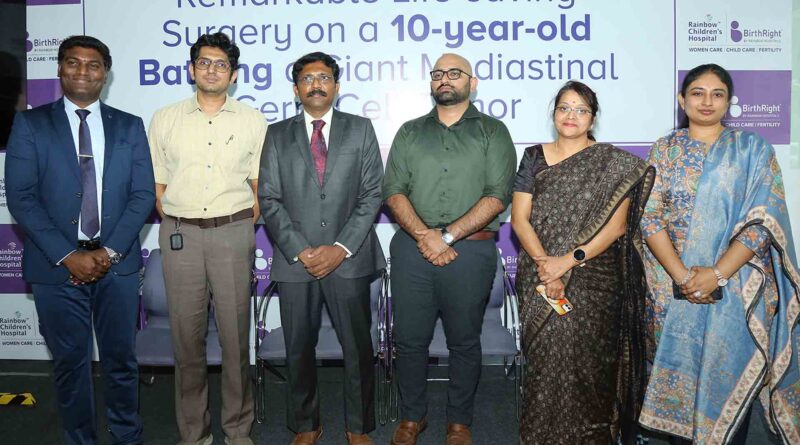 900g mediastinal germ cell tumor child Chennai