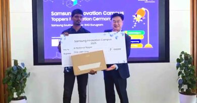 Samsung Innovation Campus Chennai Students National Recognition