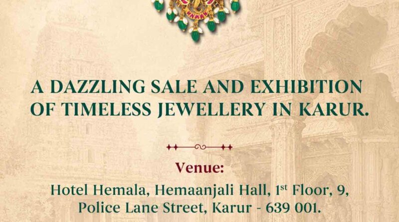 VBJ jewellery exhibition Karur 2026
