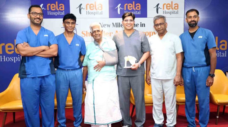 97-Year-Old Undergoes Fully Awake Shoulder Surgery in rela hospital Chennai