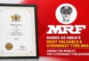 MRF Most Valuable Tyre Brand 2026