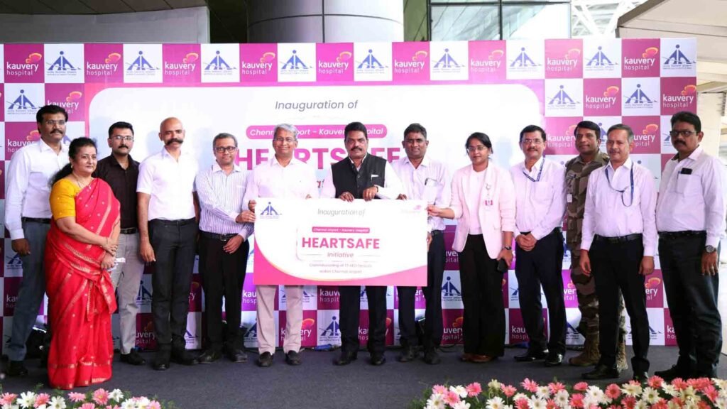 Chennai Airport AED Installation