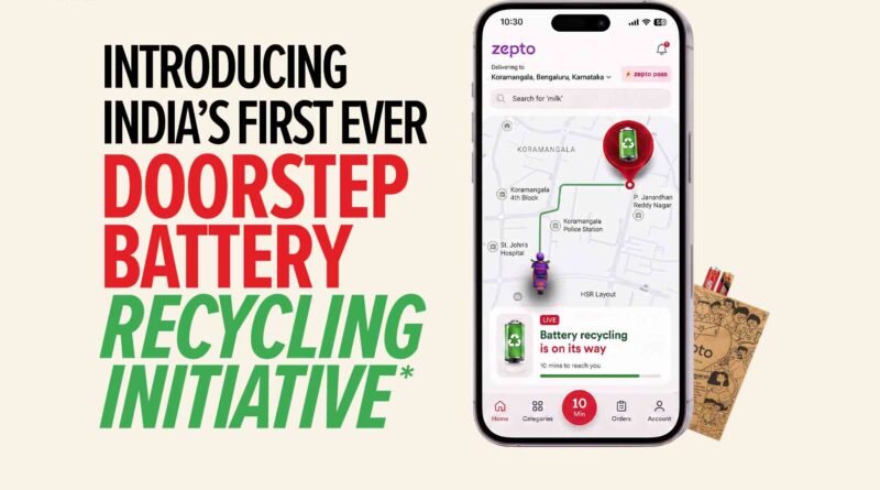 Eveready Zepto battery recycling