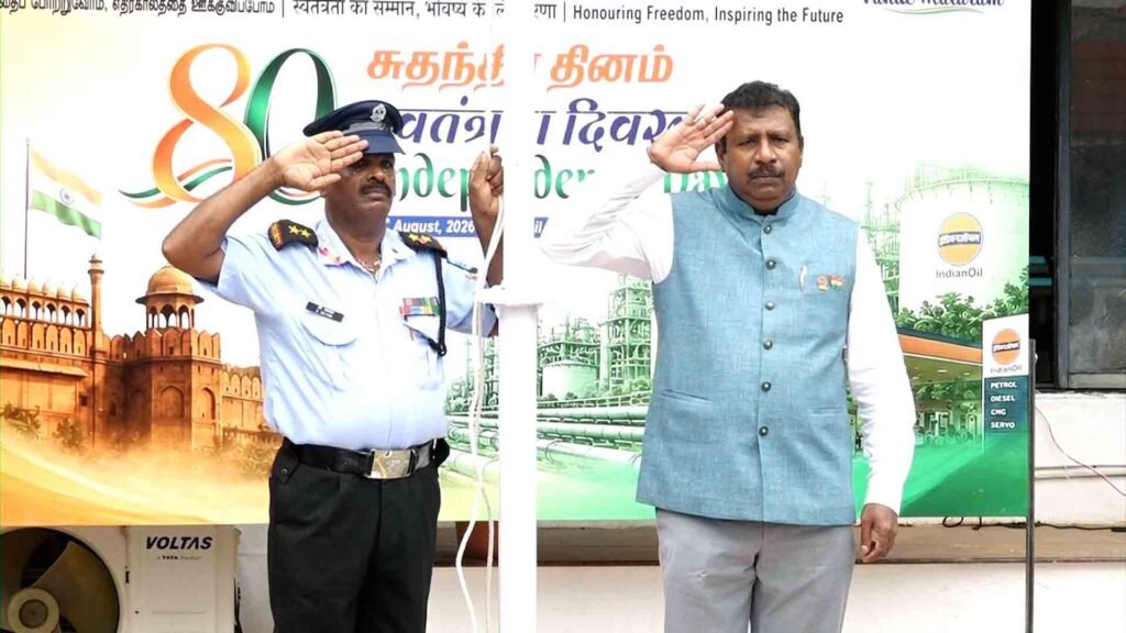 IndianOil Bhavan Chennai Independence Day 2026
