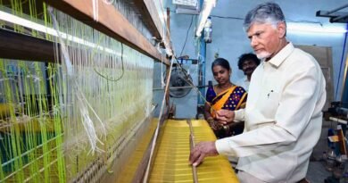 chandrababu naidu launches netanna sevalo cheme handloom day