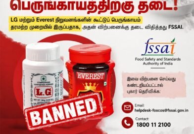 LG compounded hing FSSAI order
