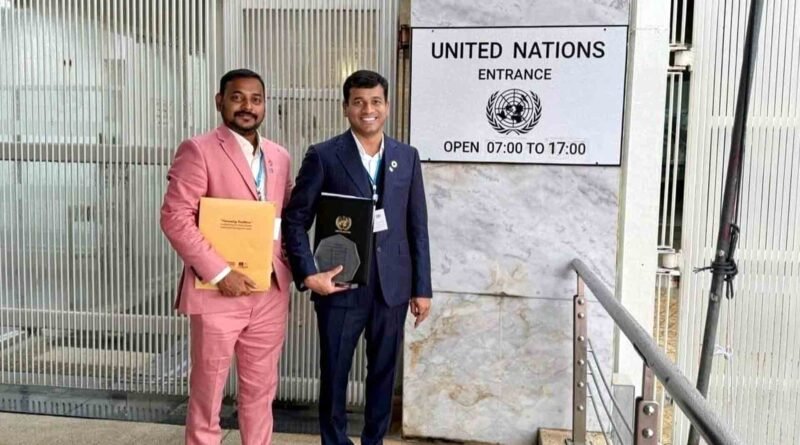 Tamil voice at UN summit DAC Developers sathish kumar