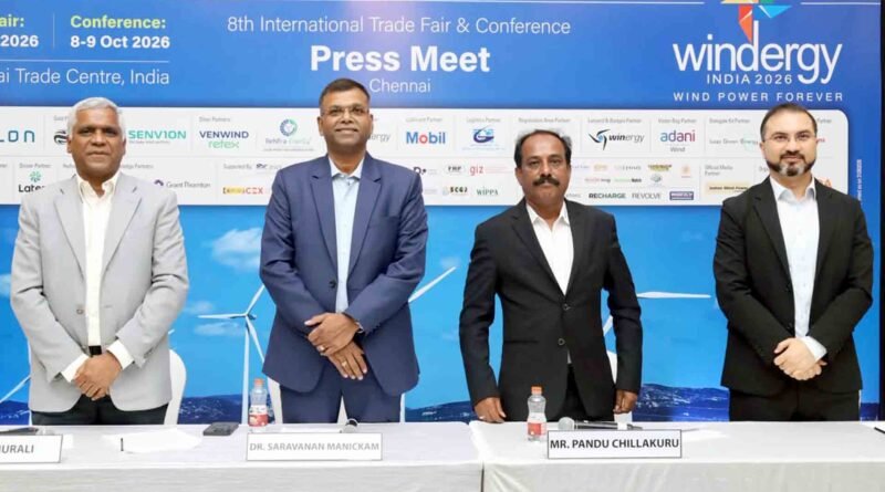 Windergy India 2026 Tamil Nadu wind manufacturing